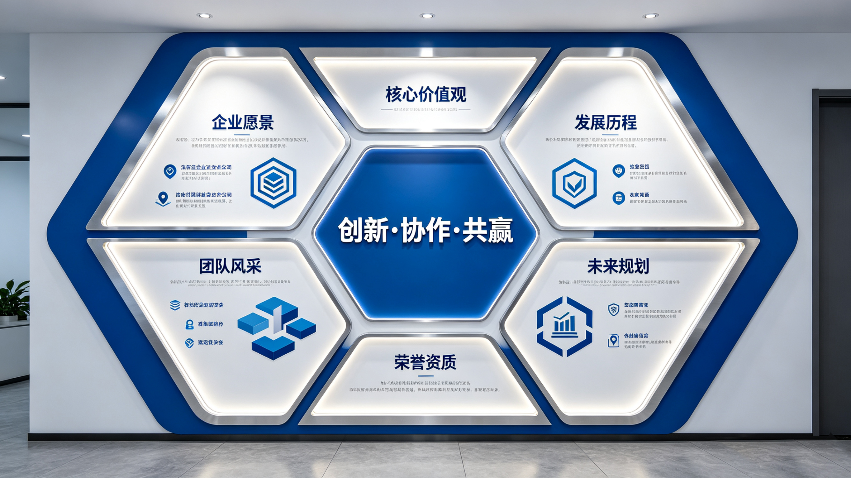 福贡企业文化墙六边形避坑指南（新手常犯5个错误）